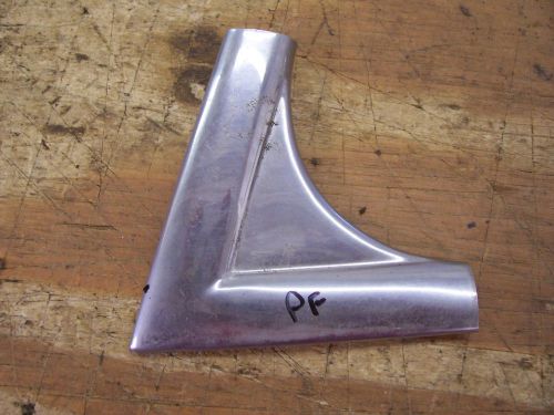 1958 chevrolet belair biscayne exterior front lower windshield corner trim pf