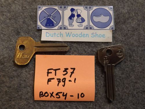 1 key blank uncut ft37 ferrari pantera fiat lamborghini  f51, sf5, ims-5, fa1,