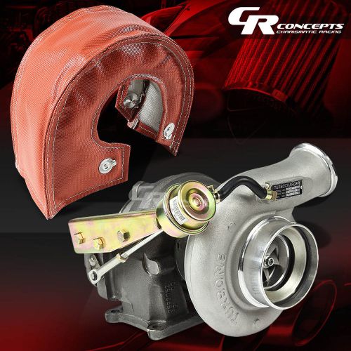 91-04 fl50 fl70 cummins 6ctaa hx40w t4 racing turbo charger 8.3+red heat blanket