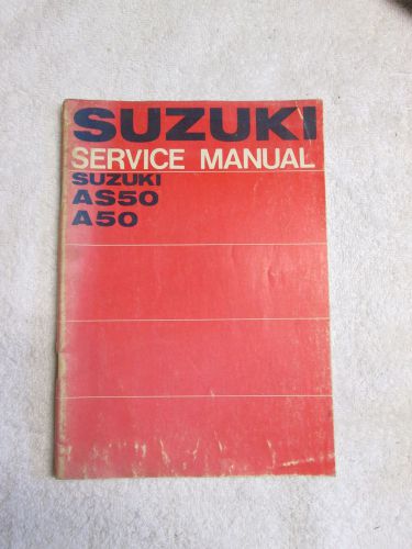 Suzuki nos sevice manual as50 a50 ahrma vintage suzuki antique