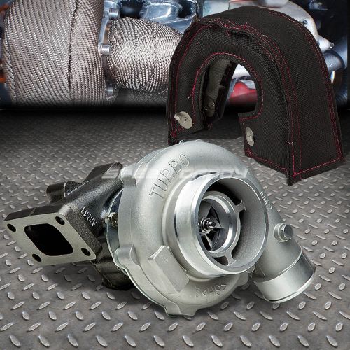 T04e t3/t4 .63 a/r ceramic ball bearing turbo stage iii 300hp+black blanket rs