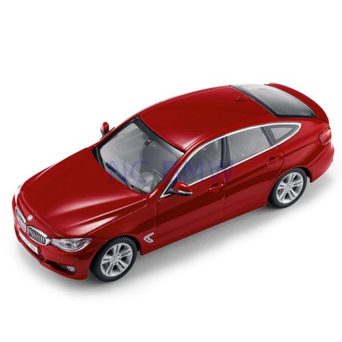 Bmw genuine 3 series gt (f34) miniature 1:43 scale / melbourne red