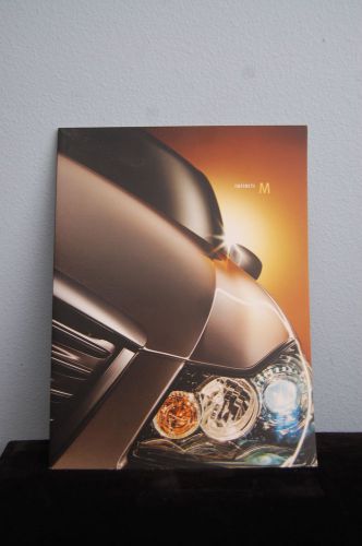 Infiniti m original sales brochure catalog