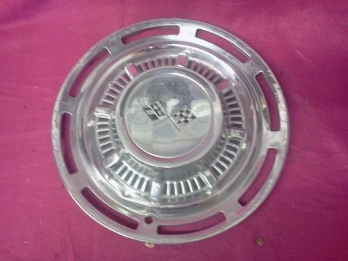 14&#034; factory hub cap  -  chevrolet impala  /  1959