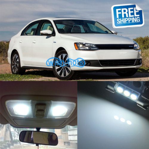 13pcs led interior light package fit for volkswagen jetta mk6 6000k white