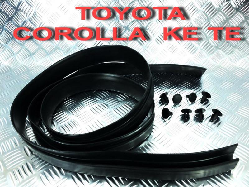 Cowl hood seal  set toyota corolla te27 ke25 ke20 ke26