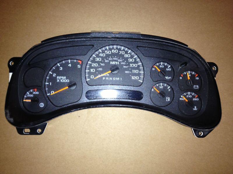 03 04 05 06 chevy silverado 2500 hd turbo diesel gauge cluster 