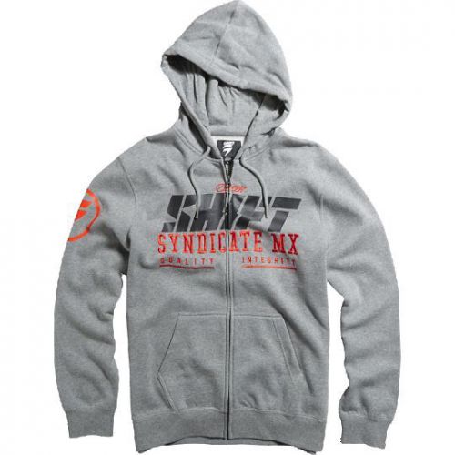 Shift stockade zip fleece adult mens guys sweatshirt hoodie s heather graphite