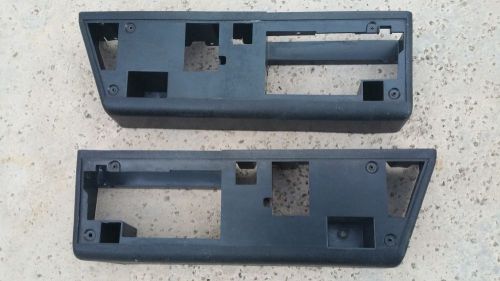 1966/1967 lincoln armrest plastic base -black- left &amp; right rear coupe