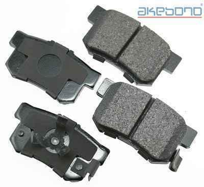 Akebono act1086 brake pad or shoe, rear-proact ultra premium ceramic pads