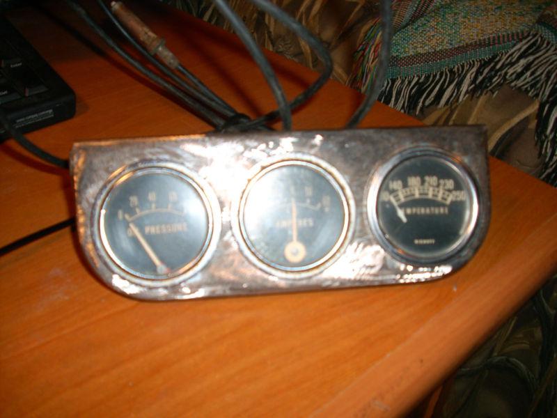 Rat rod tripple gauge set!!!