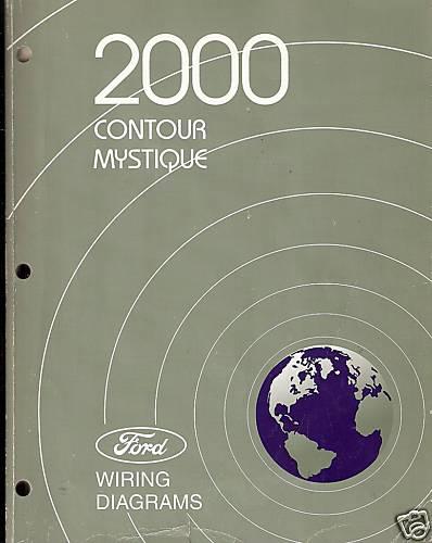 2000 contour mystique wiring diagrams service manual