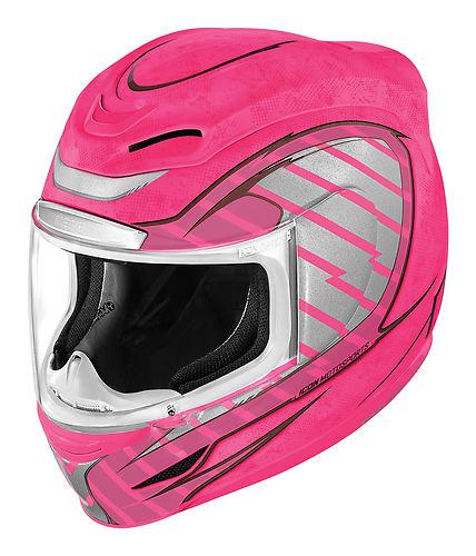 Icon airmada volare helmet hi-viz pink