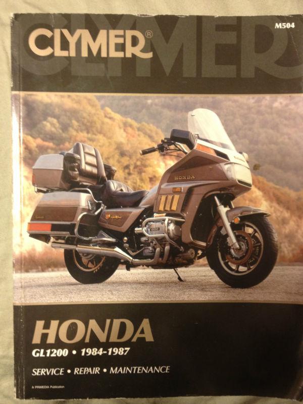 Clymer honda gl1200 1984-1987 service repair maintenance manual m504