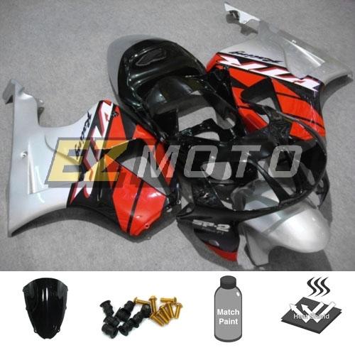 Bodywork fairing pack w/ windscreen & bolts for honda rc51 sp1 sp2 2000-2006 ae