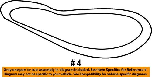 Ford oem 08-10 e-350 super duty cooling oil cooler-cooler gasket 3c3z6619ba