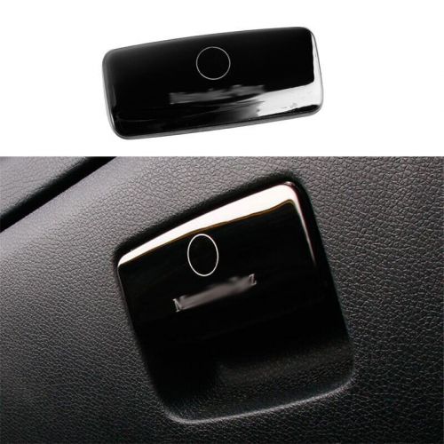 Black steel 19-23 for benz a-class w177 cover trim co-pilot storage box handle