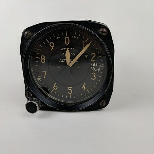 Kollsman aircraft altimeter p/n 671bk-03