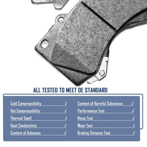 Fits 2006-2015 lexus is250 2.5l v6awd rwd front ceramic brake pad kit reliable