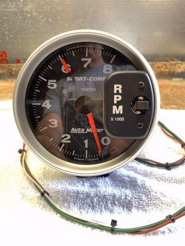 Auto meter 3980 sport-comp pedestal-mount tachometer