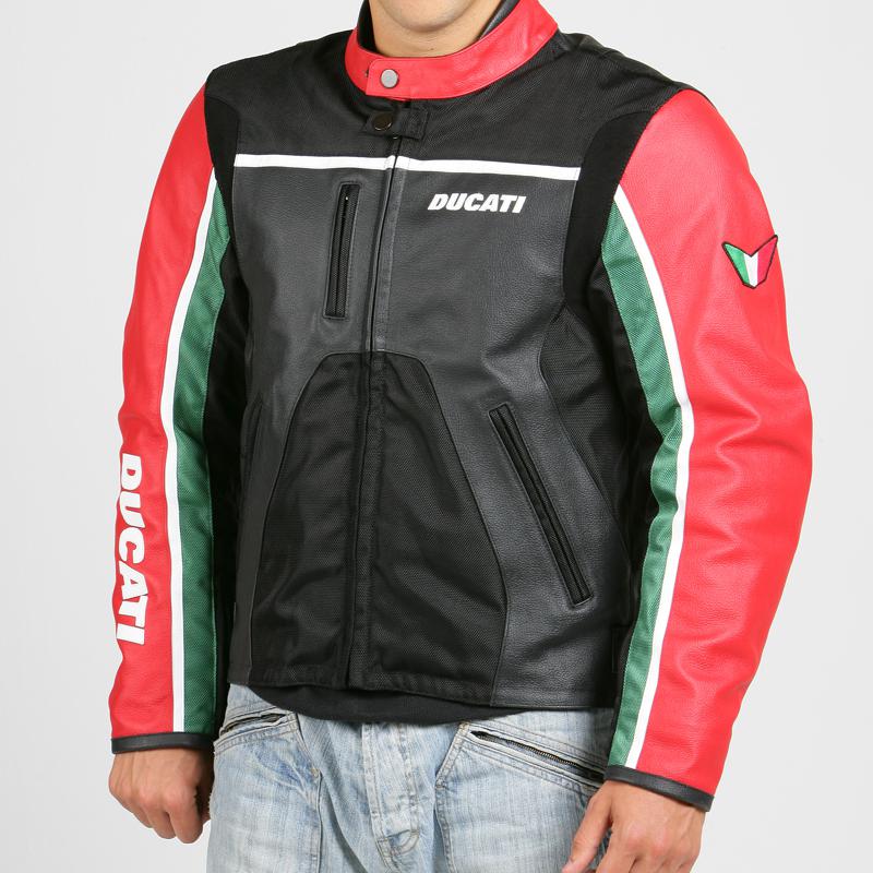 New ducati tricolore leather fabric jacket sz xxxl 3xl nwot 