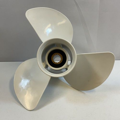 V/n white boat motor aluminum outboard propeller compatible with yamaha