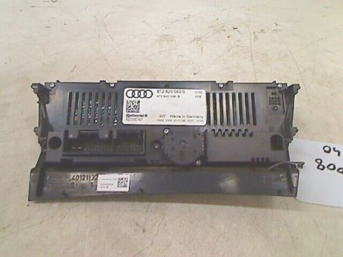 Radio controls audi a4 avant combi 1.8 tfsi 16v (cabb) 2008 8t2820043s-