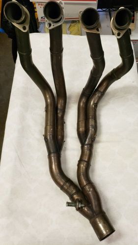 Hayabusa aftermarket exhaust header single exit