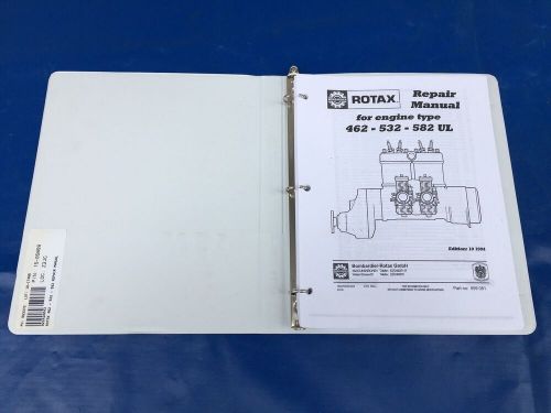 Rotax 462 532 582 ul engines factory printed service repair manual ultralight