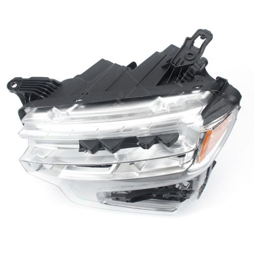 Headlights for chevy silverado 1500 zr2 2022 2023 2024 black led left&amp;right side