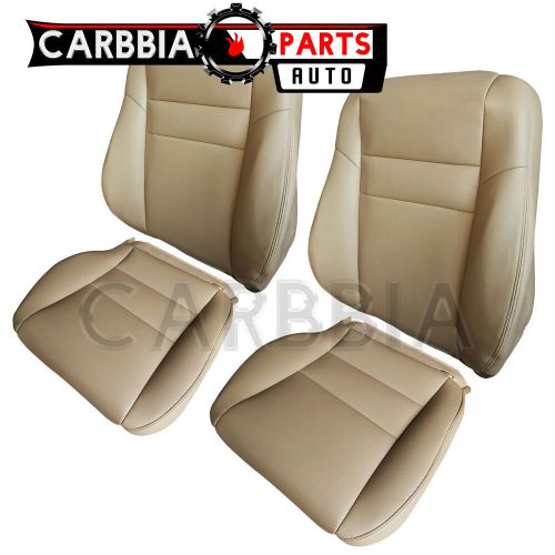 For 2003 2004 2005 2006 2007 honda accord driver &amp; passenger seat cover tan