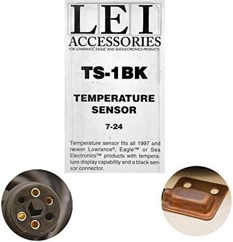 Lowrance ts-1bk transom mount water temperature sensor 7-24