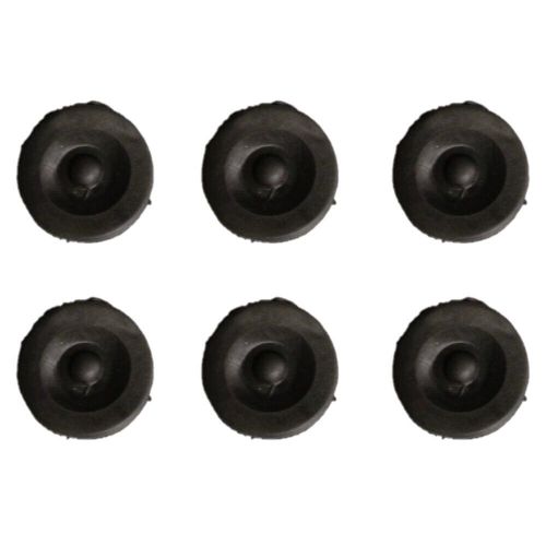 (6) new rubber grease plug hub dust caps fits dexter ez lube trailer camper axle