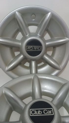 Club car oem factory style 8 inch hub caps used golf cart precedent universal