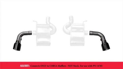 Corsa 14775blk fits chevy 16-17 camaro ss 2.75in inlet / 4.5in outlet black