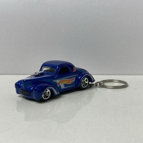 Rare key chain blue willys coupe custom limited edition 1941