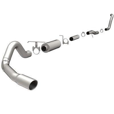 Magnaflow xl turbo-back stainless polished stainless tip ford excursion 6.0l