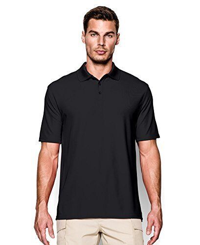 1005492001sm    under armour tac range polo small black