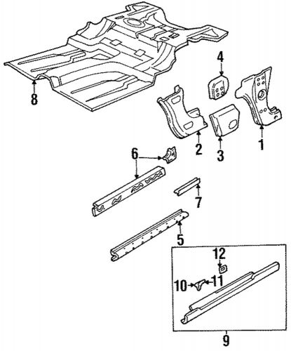 Genuine gm clip 16616547