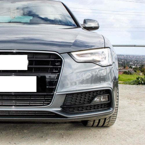 Front fog light lamp mesh grille bumper grill fit for 2013-2017 audi a5 s-line