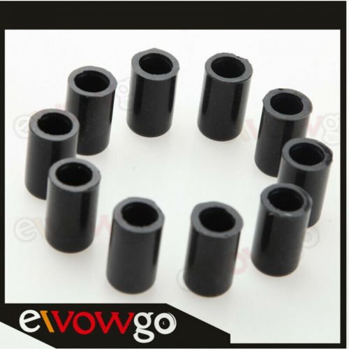 10pcs 8mm 5/16&#034; silicone blanking cap intake vacuum hose end bung plug black