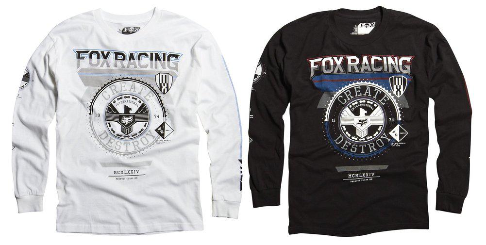 Fox racing mens infinite speed basic fit long sleeve t-shirt 2013