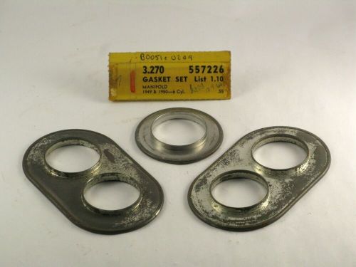 1949-1950 oldsmobile 6 nos partial manifold gasket set 557226