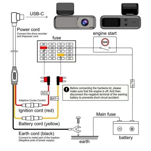 Q6 1296p dvr dashcam, smart wi-fi connection, driver, android-a9183-