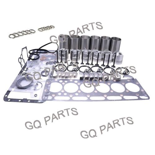 For komatsu 6d102 s6d102e-1 s6d102 overhaul rebuild kit 5.9l 12v engine forklift