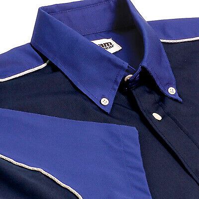 Team wear ladies gt blouse - navy/royal blue - size l (large)