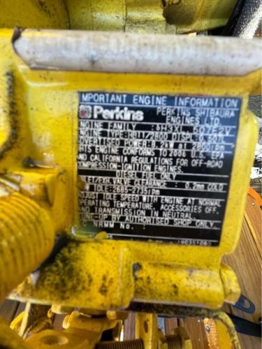 Perkins 8.2 kw marine diesel generator set , runs great