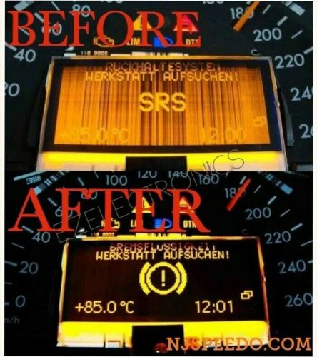 2001 2004 mercedes w203 instrument cluster repair service (lcd replacement) w463