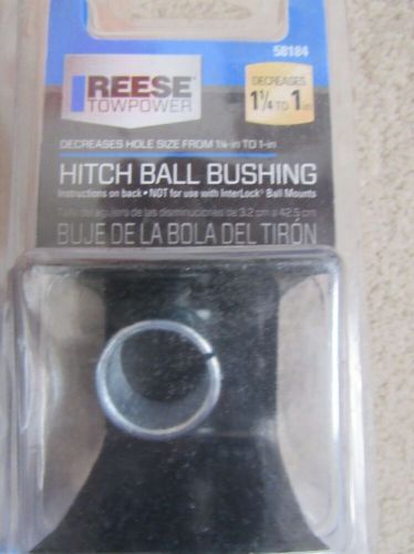 Reese towpower hitch ball reducer bushing 1 1/4&#034; hole to 1&#034; 58184 lot of 5 five