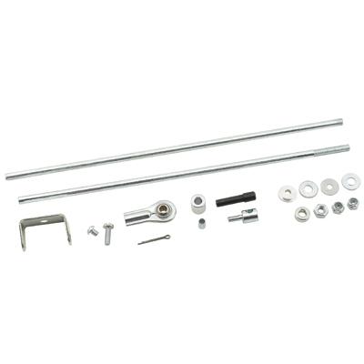 Mr. gasket 3830g dual quad carburetor linkage kit inline